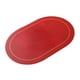 thumbnail image 3 of Mantel Individual De Piel Sintética Lavable Para Mesa De Comedor, Hogar, Cocina, Color Rojo, 3 of 5