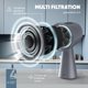 thumbnail image 2 of Escritorio compacto de cocina portátil Range Hood BREETEE, gris, 2 of 9