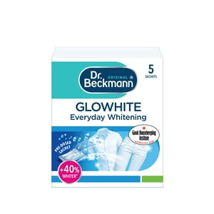 Dr Beckmann - Blanqueador De Ropa Dr. Beckmann Glowhite, 5 Sobres De 40 G