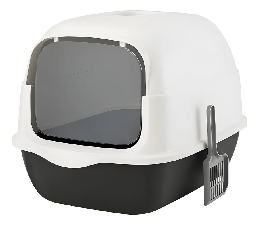 Genérico - Arenero Para Gatos Roro Cerrado Baño Sanitario Caja Arena Gato Roro Color Negro - 1000245