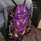 thumbnail image 4 of Gengar Mochila de Cuerdas para Deportes y Gimnasio, Bolsa de Cuerdas Resistente al Agua, Bolsa Cinch, 30×40cm, 4 of 6