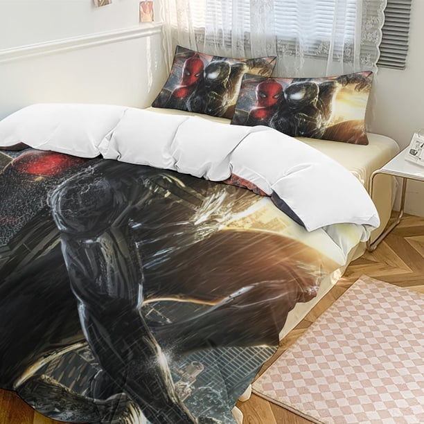 Venom Bedding Comforter Sets 3-Piece Bedding Set Soft Warm Bed Set for Bedroom All Season