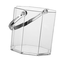 Magideal - Enfriador De Bebidas, Cubo De Vino, Champán, Cerveza, Enfriador De Vino Y Pinzas, Cubo De Hielo, Bañera De Hielo Para Hotel, Pub, Botella De Vino, , Octágono Transparente