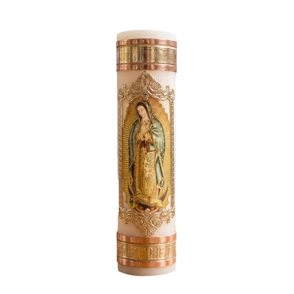 Vela Angelitos de México 20 cm Virgen de Guadalupe