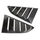 thumbnail image 5 of 1 Par Black Vent 1/4 Quarter Side Window Louver Cover para Chevrolet Camaro, 5 of 5