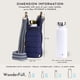 thumbnail image 5 of Bolso bandolera WanderFull con portabotellas de 32 oz - Azul marino mate, 5 of 9