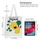 thumbnail image 5 of The Adventures of Spot Bolso de tela con estampado de lienzo para mujer, bolsa de compras reutilizable y estética, con cremallera interior, regalo para mujer, 35 × 40 cm., 5 of 6