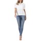 thumbnail image 2 of INSPIRE CHIC Top de Punto de Crochet para Mujer, Manga Corta, Cuello Redondo, Suéter con Ojales, Camiseta Blanca Talla S, 2 of 6