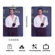 thumbnail image 2 of Pedro Pascal Portapapeles de acrílico A4, tamaño carta estándar, carpeta con clip 31.8x 21.5CM para estudiantes, profesores y oficina, 2 of 6