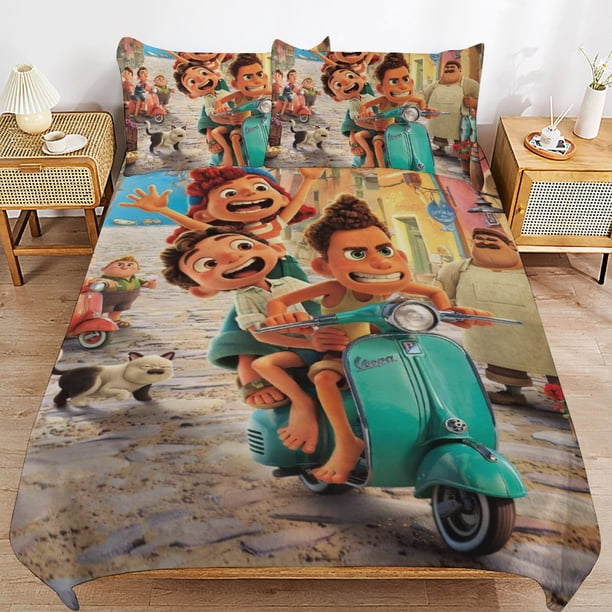 Luca Bed Duvet Cover Microfiber Bedding Sets 3D Printed Lightweight 3 Piece Comforter Sets for Adlut Boys Girls