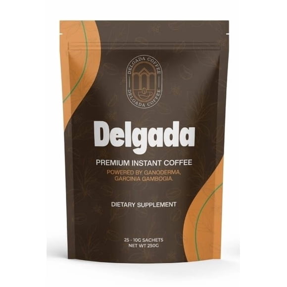 Café Instantáneo Delgada Premium Con Ganoderma 25 Sobres