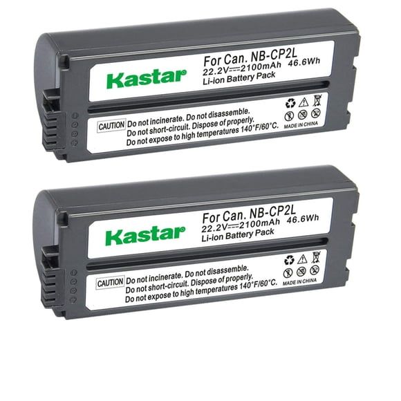 Batería Nb Cp2l Para Canon Paquete De 2 Unidades 22 2 V 2100 Mah