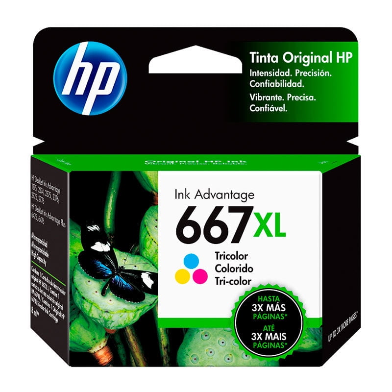 Cartucho De Tinta Original Hp677Xl Tricolor