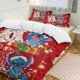 thumbnail image 2 of Merry Christmas Stitch 3 Piece Sets Full/Queen Size - Reversible Microfiber Quilts with Shams Soft Lightweight Bedspread Coverlet Comforter for All Season Bed Sheets, 2 of 4