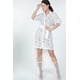 thumbnail image 1 of Vestido Camisero De Encaje Con Cinturón Y Tapeta Alta Y Baja S, 1 of 5