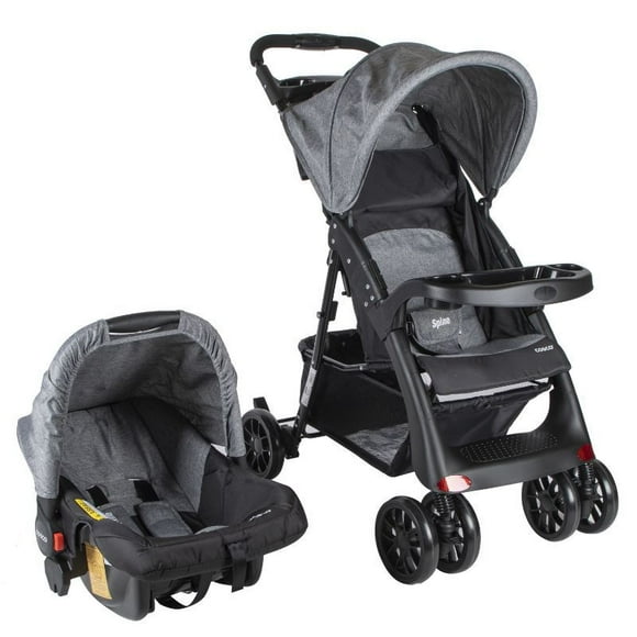 Coches Bebé Travel System Spine Gris