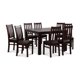 thumbnail image 1 of Comedor Ñuble Cuadrado 120X120 Cm Con 8 Sillas Chocolate-Negro, 1 of 13