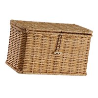 Bothyi - Cesta De Almacenamiento Con Tapa, Práctica Para Habitación Infantil, Cocina, Encimera, Sala De Estar, 24 X 14 X 14 Cm.