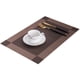 thumbnail image 2 of XmhyTop Juego de 6 Manteletes Individuales para Mesa, Hechos de PVC Resistente, Antideslizantes y Termorresistentes, Ideal para Hogares, Restaurantes y Cocinas, Estilo V, 45*30cm, Azul, 2 of 5