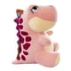 thumbnail image 4 of Dinosaurio Juguetes De Peluche Dibujos Animados Rellenos Decorativos Abrazables Para Fiesta De Habitación De Coche Rosa, 4 of 5
