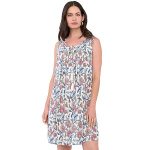 Vestido Mujer Corto Amarras Ecru Corona