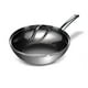 thumbnail image 1 of Wok Wens Hard Anodized 28cm Acero Inoxidable Tapa de Vidrio, 1 of 3