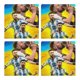 thumbnail image 3 of Lionel Messi-theme Hand Towel Soft Absorbent Kitchen Bathroom Hanging Hand Towel Quick-Dry Non-Shedding Household Small Square Towel 4pcs, 3 of 6