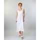 thumbnail image 1 of Vestido largo Smock Crep Blanco Polemic, 1 of 3