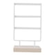 thumbnail image 4 of Organizador de joyas y pendientes, 36 agujeros para encimera de baño rectangular, 26 x 15 x 5,5 cm, fácil de desmontar, decoración del hogar, duradero y moderno. Blanco, 4 of 5