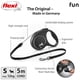 thumbnail image 2 of Flexi fun small negra (cordon 5 mts. 12 kg.), 1 Un, 2 of 5