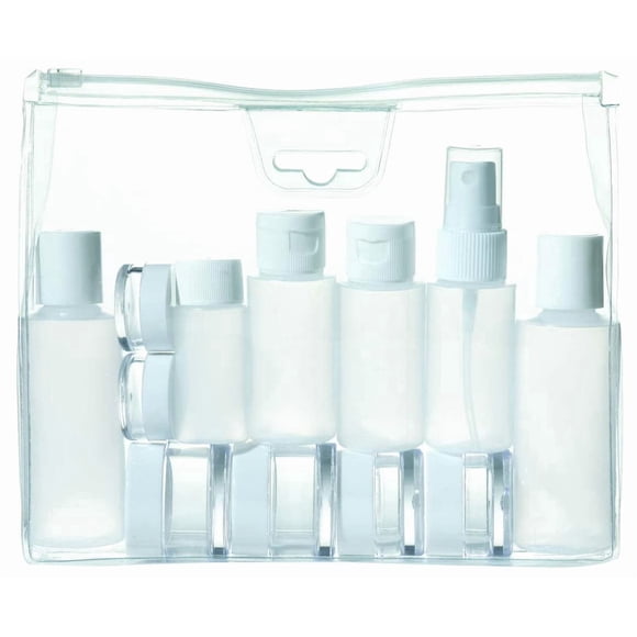 Juego de botellas de viaje Conair Travel Smart de 13 piezas aprobado por la TSA