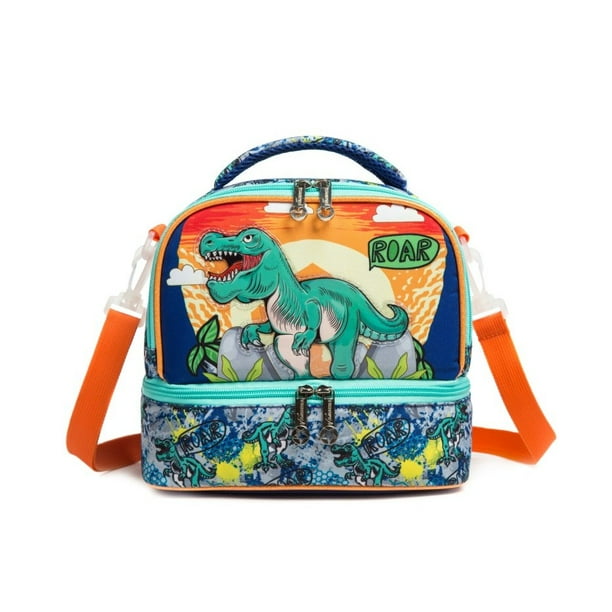 Cartoon Pattern Cooler Lunch Box Fresh Portable Insulated Oxford Lunch Bag Thermal Food Picnic Lunch Tote Bags For Girls Kids