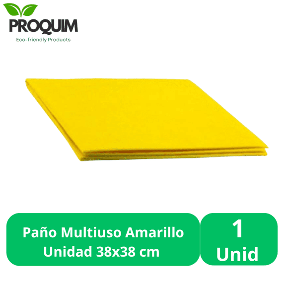 Paño Multiuso Amarillo Unidad