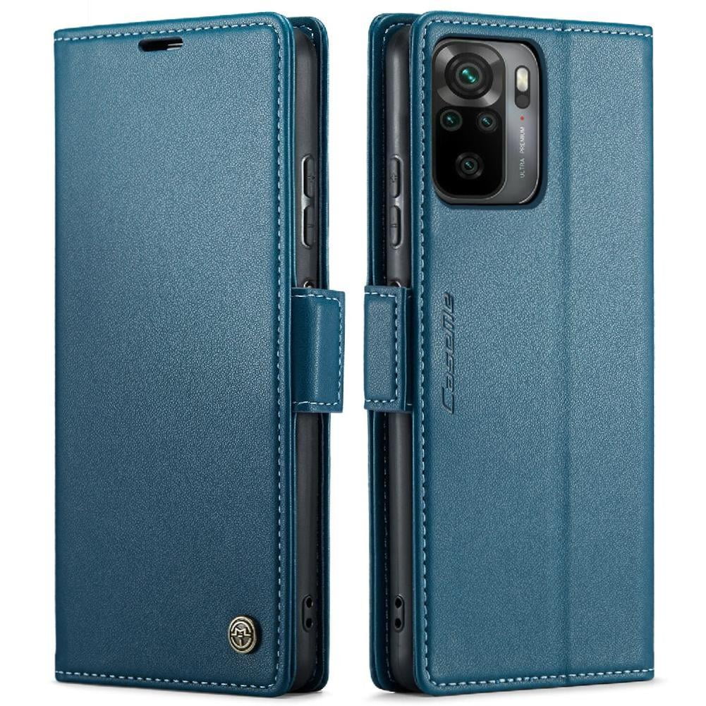 Caseme Tipo Cartera Xiaomi Redmi Note10 4g/note 10s Con Cierre Magnético, Rfid, Tarjetero, Soporte, Carga Inalámbrica