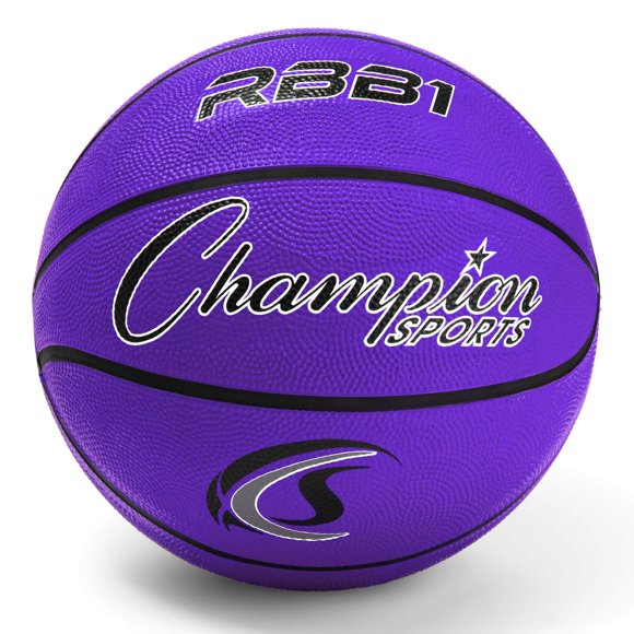 Basketball Champion Sports Rubber Oficial Talla 7 Púrpura