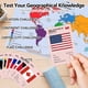 thumbnail image 5 of Juego De Mesa De Geografía Juego De Cartas Del Mundo Con Banderas Del Mundo, 5 of 7