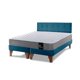 thumbnail image 2 of Cama Europea Zen Best Tela Velvet Azul 2 Plaza + Respaldo, 2 of 2