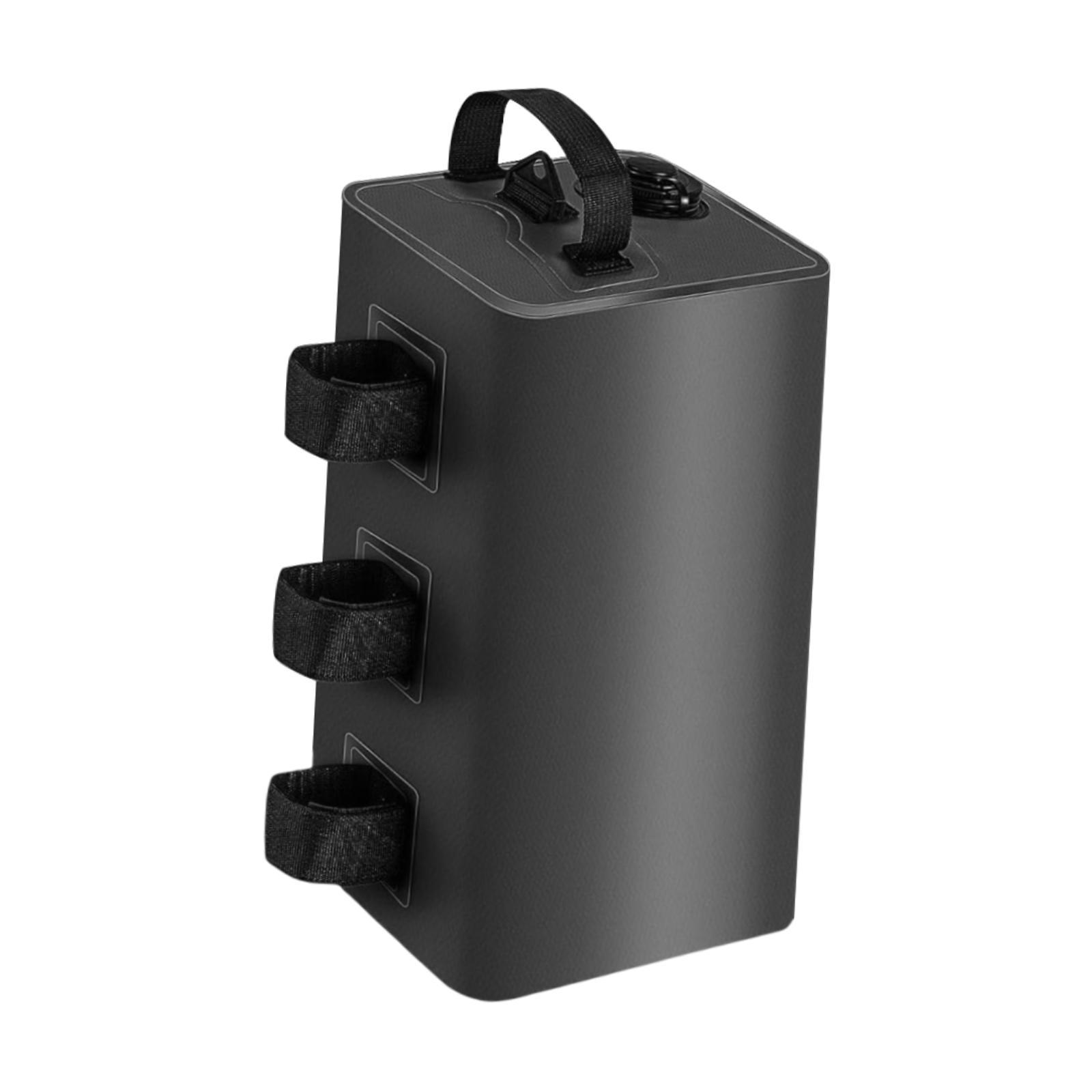 Ioensy - Bolsa De Peso Para Agua Canopy, Plegable, Para Patas, Para Césped, Cenador, Jardín, Color Negro, 10 L