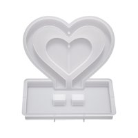 Bothyi - Marco De Fotos De Resina, Molde De Fundición, Exhibición Única, Decoración Artesanal, Molde De Resina, Corazón Hueco