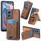thumbnail image 1 of Funda Billetera con Soporte para Motorola Moto G Play 2024 4G Protector Delgado Marrón, 1 of 6