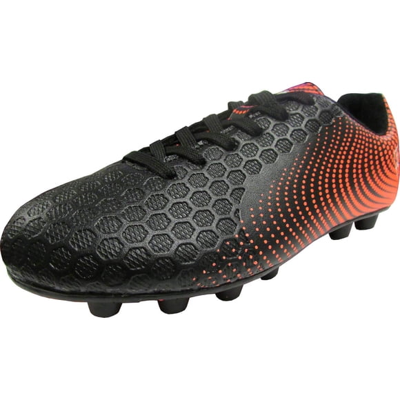 Botines de fútbol Vizari USA Stealth Firm Ground, negro/naranja