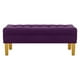 thumbnail image 1 of Banqueta Wood 2c Felpa 01 Morado, 1 of 4