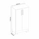 thumbnail image 3 of Zapatera 2 Puertas Alaska Off White Home Mobili, 3 of 3
