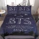 thumbnail image 1 of Kpop BTS Girl Duvet Cover Set Soft Comfortable Bedding Sets 3 Pieces Ultra Soft Skin-Friendly Comforter Cover Set, 1 of 5