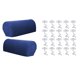 thumbnail image 5 of 1 par de muebles sofá reposabrazos cubre protector con 20 pasadores de torsión azul marino, 5 of 5