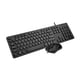thumbnail image 1 of Kit Computacion 2 En 1 Teclado + Mouse Usb Telecommuting Black, 1 of 2