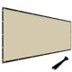 thumbnail image 1 of Pantalla de privacidad para valla Windscreen4less 1,8 m x 6 m beige con ojales, 1 of 8