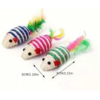 Genérico - Juguete Para Gato Set 3 Mini Ratones