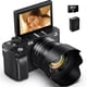 thumbnail image 1 of Cámara digital YiFuar 8K 88MP WiFi Zoom 18X para vlogging con 64GB, 1 of 8