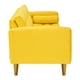 thumbnail image 5 of Sofa Retro 3c Felpa 01 Amarillo, 5 of 6